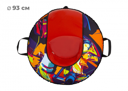 Тюбинги из влагозащитного оксфорда с принтом КОМФОРТ